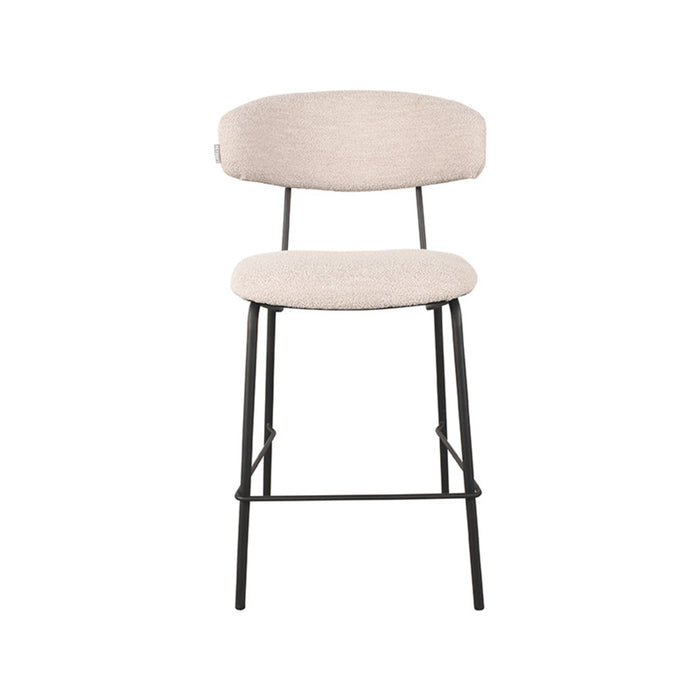 LABEL51 Barkruk Zack Naturel Boucle Laag 53x57x95 cm-Barkrukken-LABEL51