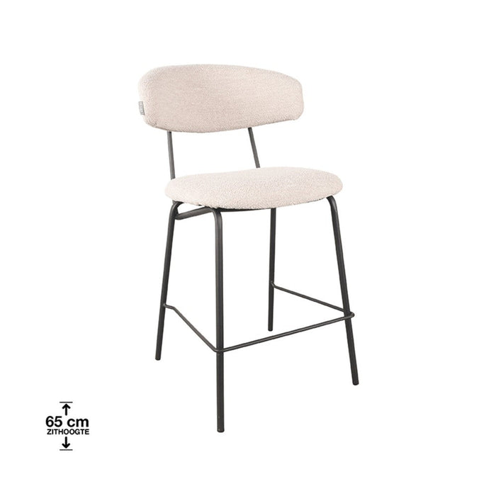 LABEL51 Barkruk Zack - Naturel - Boucle - Laag-Barkrukken-LABEL51