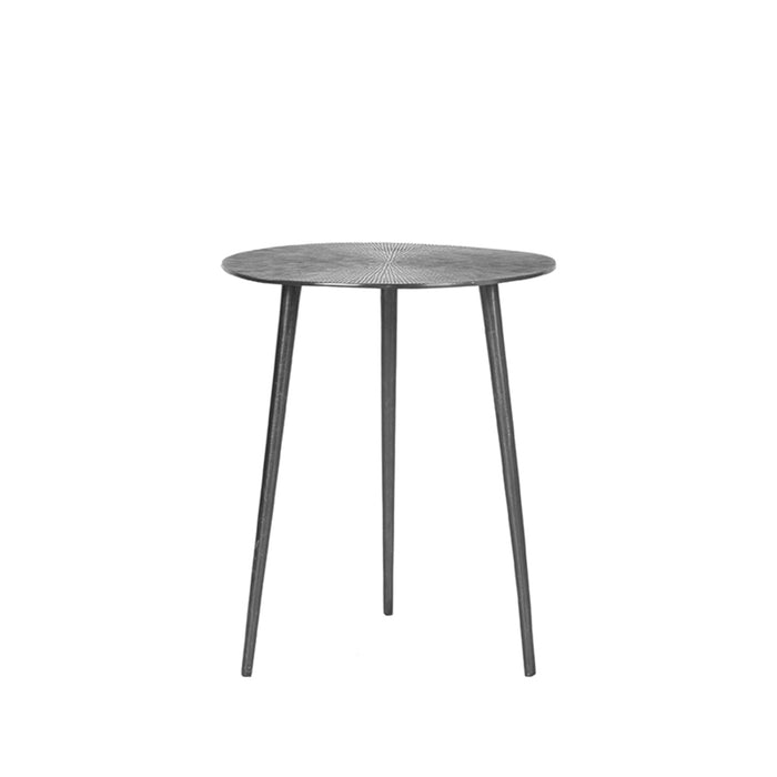 LABEL51 Bijzettafel Nobby - Grijs - Metaal - 40 cm-Bijzettafels-LABEL51