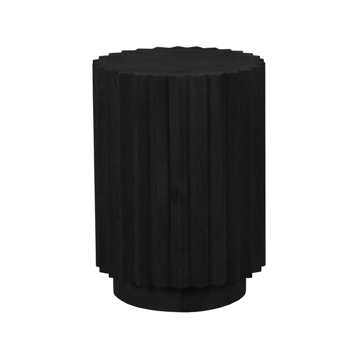 LABEL51 Bijzettafel Novan - Zwart - Mangohout - 35 cm-Bijzettafels-LABEL51
