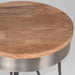 LABEL51 Bijzettafel Saran - Grijs - Metaal - 44 cm - Rond-Bijzettafels-LABEL51