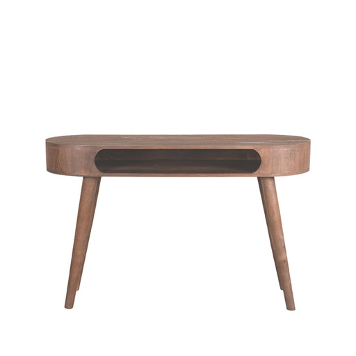LABEL51 Bureau Bella - Espresso - Mangohout - 120 cm-Bureaus-LABEL51