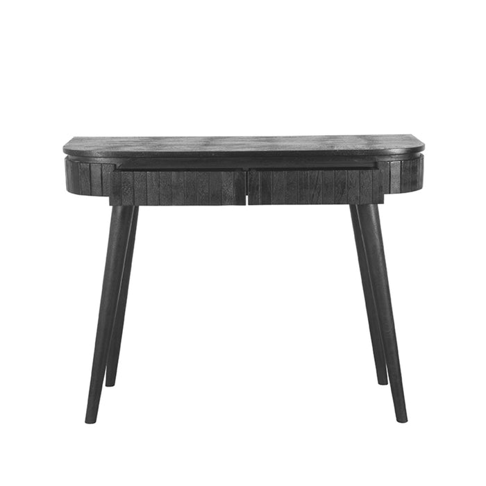 LABEL51 Bureau Nils - Zwart - Mangohout - 100 cm-Bureaus-LABEL51