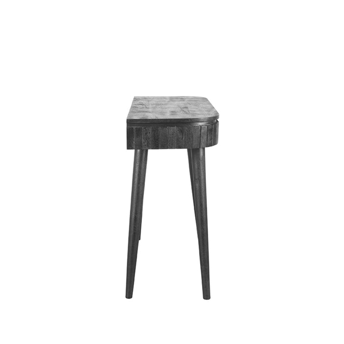 LABEL51 Bureau Nils - Zwart - Mangohout - 100 cm-Bureaus-LABEL51