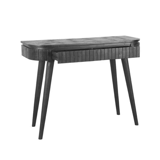 LABEL51 Bureau Nils - Zwart - Mangohout - 100 cm-Bureaus-LABEL51