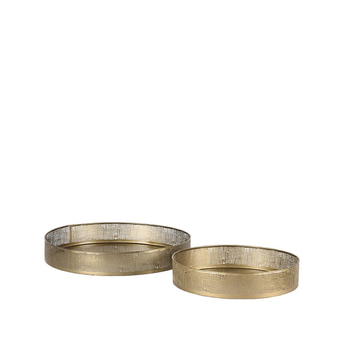 LABEL51 Dienbladen - Antiek Goud - Metaal - One Size-Wanddecoratie-LABEL51