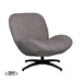 LABEL51 Draaifauteuil Clayton 82x89x91 Taupe Canyon | Zwart Metaal-Fauteuils-LABEL51