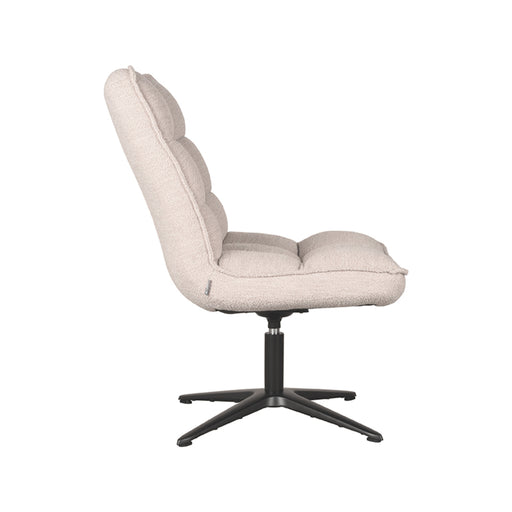 LABEL51 Draaifauteuil Vince Naturel Bouclé 63x74x91 cm-Fauteuils-LABEL51