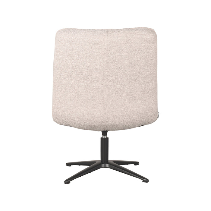 LABEL51 Draaifauteuil Vince Naturel Bouclé 63x74x91 cm-Fauteuils-LABEL51