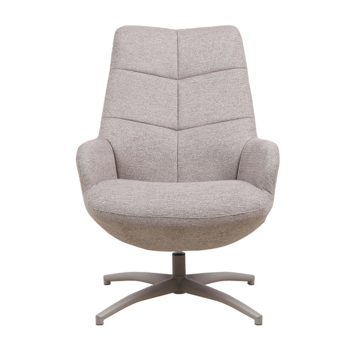LABEL51 Draaifauteuil Winston Taupe 73x82x106 cm-Fauteuils-LABEL51