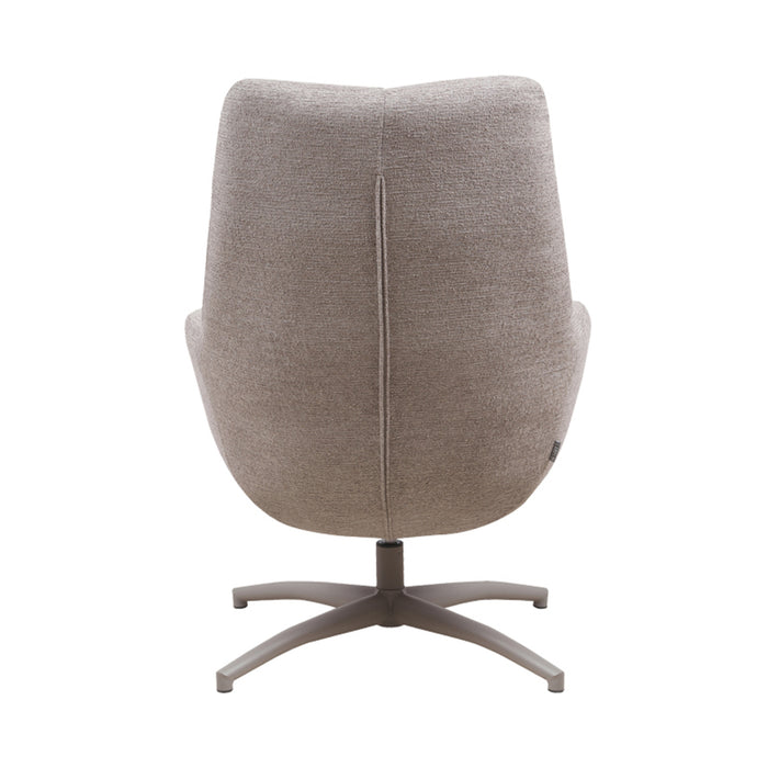 LABEL51 Draaifauteuil Winston Taupe 73x82x106 cm-Fauteuils-LABEL51