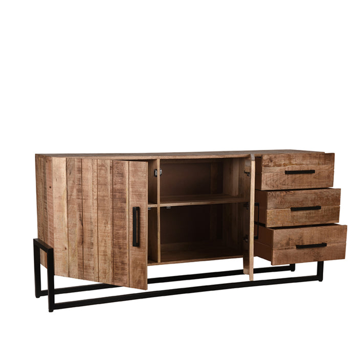 LABEL51 Dressoir Bolivia - Rough - Mangohout - One Size-Dressoirs-LABEL51