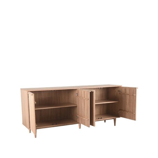 LABEL51 Dressoir Jule - Naturel - Eiken - 200 cm-Dressoirs-LABEL51