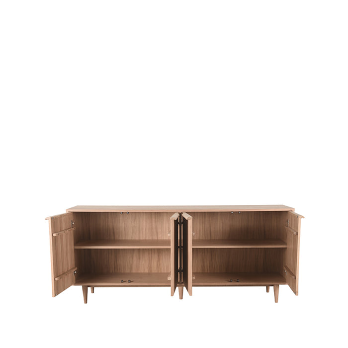 LABEL51 Dressoir Jule - Naturel - Eiken - 200 cm-Dressoirs-LABEL51