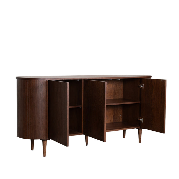 LABEL51 Dressoir Oliva Walnoot Eiken 180 cm 180x47x85 cm-Dressoirs-LABEL51