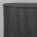 LABEL51 Dressoir Oliva - Zwart - Eiken - 220 cm-Dressoirs-LABEL51