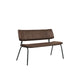 LABEL51 Eetkamerbank Gusto - Bruin - Kunstleder - 120 cm-Eetkamerbanken-LABEL51