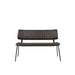 LABEL51 Eetkamerbank Gusto Donkerbruin Kunstleder 120 cm 120x63x81 cm-Eetkamerbanken-LABEL51