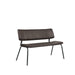 LABEL51 Eetkamerbank Gusto Donkerbruin Kunstleder 120 cm 120x63x81 cm-Eetkamerbanken-LABEL51