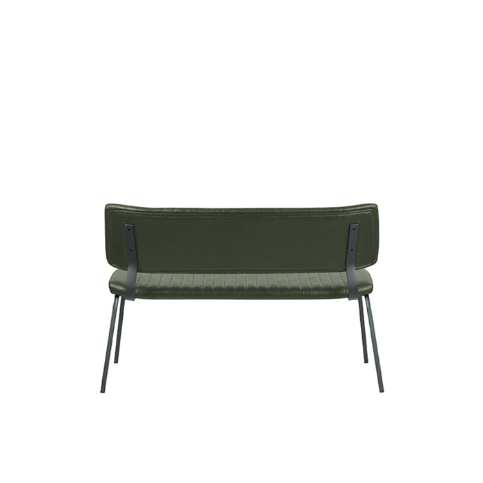 LABEL51 Eetkamerbank Gusto - Hunter - Kunstleder - 120 cm-Eetkamerbanken-LABEL51