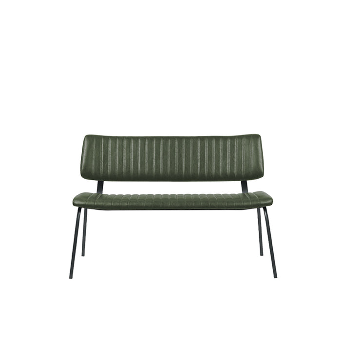 LABEL51 Eetkamerbank Gusto - Hunter - PU-Leder - 120 cm-Eetkamerbanken-LABEL51
