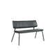 LABEL51 Eetkamerbank Gusto - Zwart - Kunstleder - 120 cm-Eetkamerbanken-LABEL51