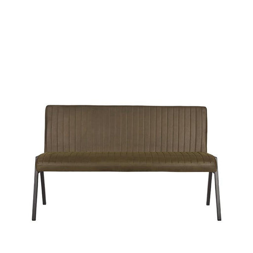 LABEL51 Eetkamerbank Matz - Army - Kunstleder - 145 cm-Eetkamerbanken-LABEL51
