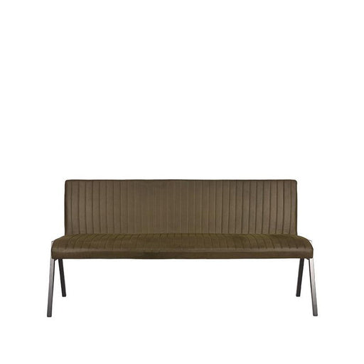 LABEL51 Eetkamerbank Matz - Army - Kunstleder - 175 cm-Eetkamerbanken-LABEL51