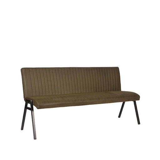 LABEL51 Eetkamerbank Matz - Army - Kunstleder - 175 cm-Eetkamerbanken-LABEL51