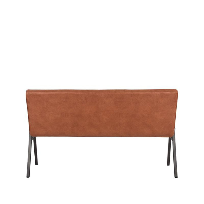 LABEL51 Eetkamerbank Matz - Cognac - Kunstleder - 145 cm-Eetkamerbanken-LABEL51