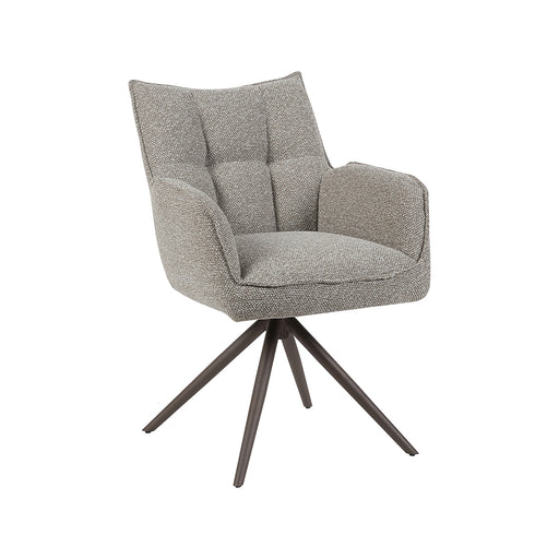 LABEL51 Eetkamerstoel Amalfi - Mushroom - Royal Boucle - Brons...-Eetkamerstoelen-LABEL51