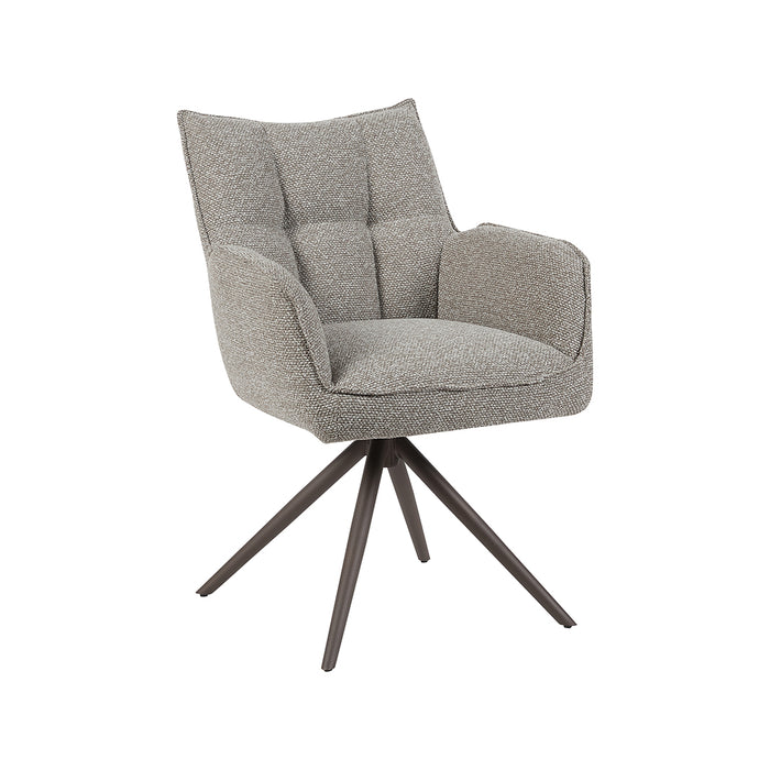 Eetkamerstoel Amalfi - Mushroom - Royal Boucle - Brons...-Eetkamerstoelen-LABEL51