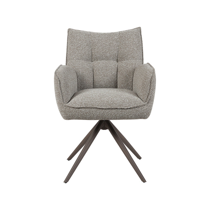 Eetkamerstoel Amalfi - Mushroom - Royal Boucle - Brons...-Eetkamerstoelen-LABEL51