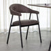 LABEL51 Eetkamerstoel Amaze - Antraciet - Micro Suede - Black Frame-Eetkamerstoelen-LABEL51