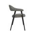 LABEL51 Eetkamerstoel Amaze - Antraciet - Micro Suede - Black Frame-Eetkamerstoelen-LABEL51
