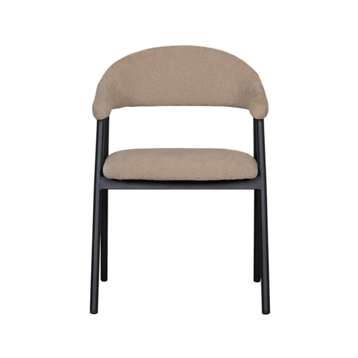 LABEL51 Eetkamerstoel Amaze Clay Elite Zwart Metalen Frame 54x54x80 cm-Eetkamerstoelen-LABEL51