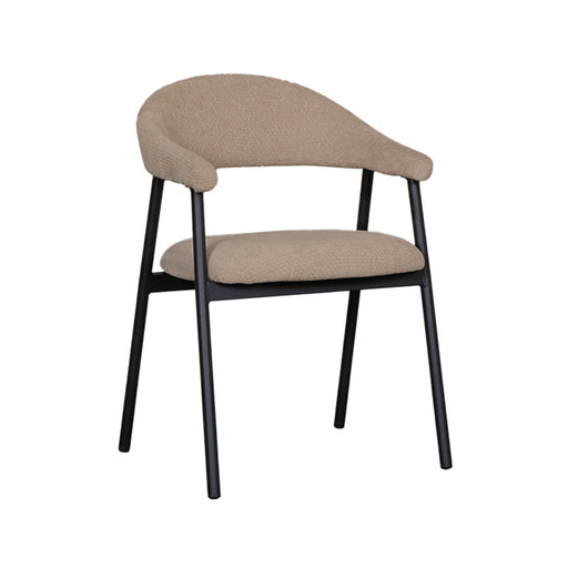 LABEL51 Eetkamerstoel Amaze - Clay - Elite - Zwart Metalen Frame-Eetkamerstoelen-LABEL51