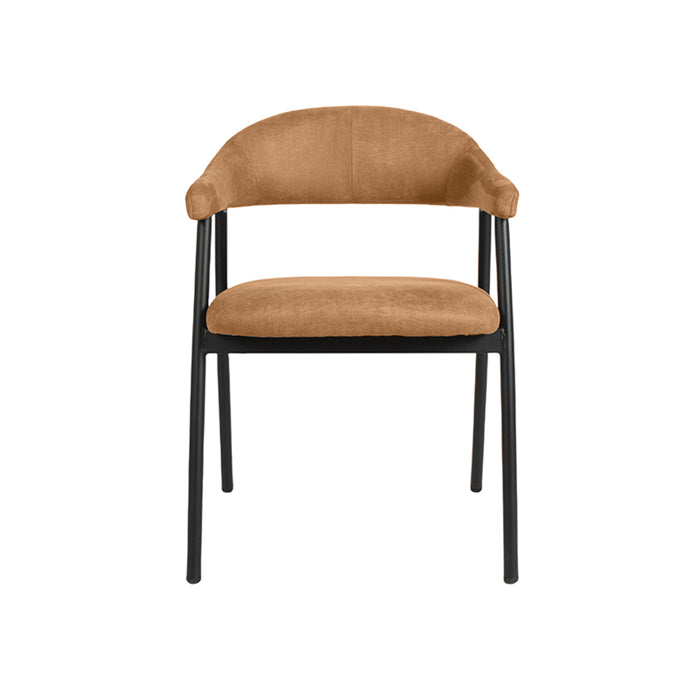 LABEL51 Eetkamerstoel Amaze - Cognac - Micro Suede-Eetkamerstoelen-LABEL51