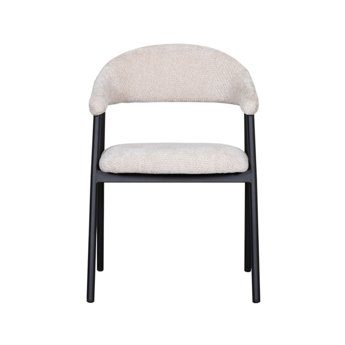 LABEL51 Eetkamerstoel Amaze - Naturel - Elite - Black Frame-Eetkamerstoelen-LABEL51