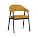 LABEL51 Eetkamerstoel Amaze - Oker - Breathe - Black Frame-Eetkamerstoelen-LABEL51