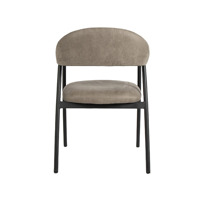 Esszimmerstuhl Amaze – Taupe – Micro-Wildleder