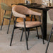 LABEL51 Eetkamerstoel Amaze - Taupe - Micro Suede-Eetkamerstoelen-LABEL51