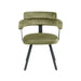 LABEL51 Eetkamerstoel Bardio - Hunter - Fluweel - Black Frame-Eetkamerstoelen-LABEL51