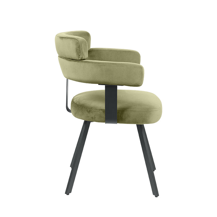 LABEL51 Eetkamerstoel Bardio - Hunter - Fluweel-Eetkamerstoelen-LABEL51