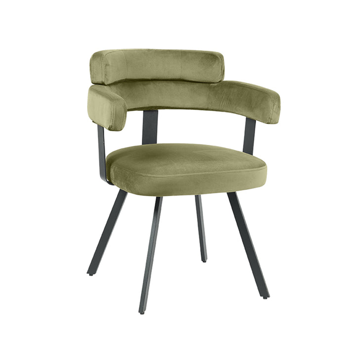 LABEL51 Eetkamerstoel Bardio - Hunter - Fluweel-Eetkamerstoelen-LABEL51