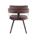 LABEL51 Eetkamerstoel Bardio Taupe Fluweel 62x57x79 cm-Eetkamerstoelen-LABEL51