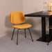 LABEL51 Eetkamerstoel Bello - Oker - Fluweel-Eetkamerstoelen-LABEL51