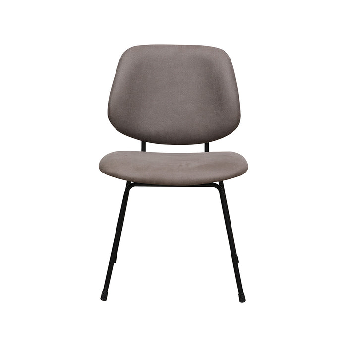 Eetkamerstoel Bello - Taupe - Micro Suede-Eetkamerstoelen-LABEL51