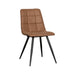 LABEL51 Eetkamerstoel Bistro Cognac Micro Suede 46x59x86 cm-Eetkamerstoelen-LABEL51