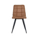 Eetkamerstoel Bistro - Cognac - Micro Suede-Eetkamerstoelen-LABEL51